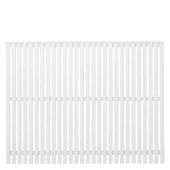 Plus Sendai hegn 180x80 cm hvid