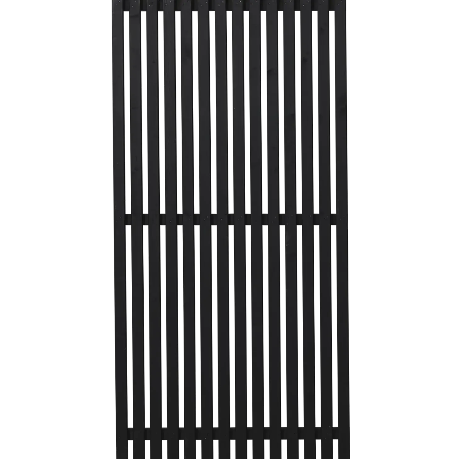 Plus Sendai hegn 90x180 cm sort