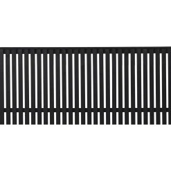 Plus Sendai hegn 180x80 cm sort