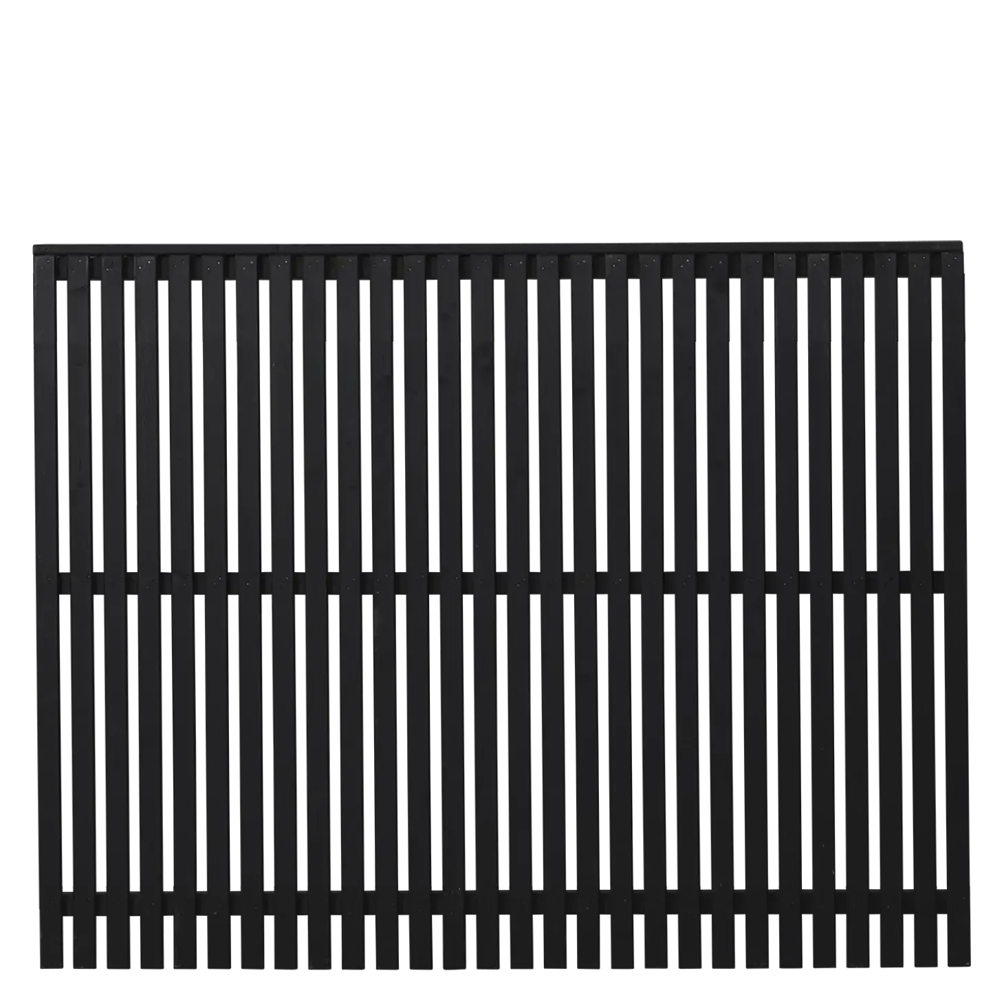 Plus Sendai hegn 180x80 cm sort