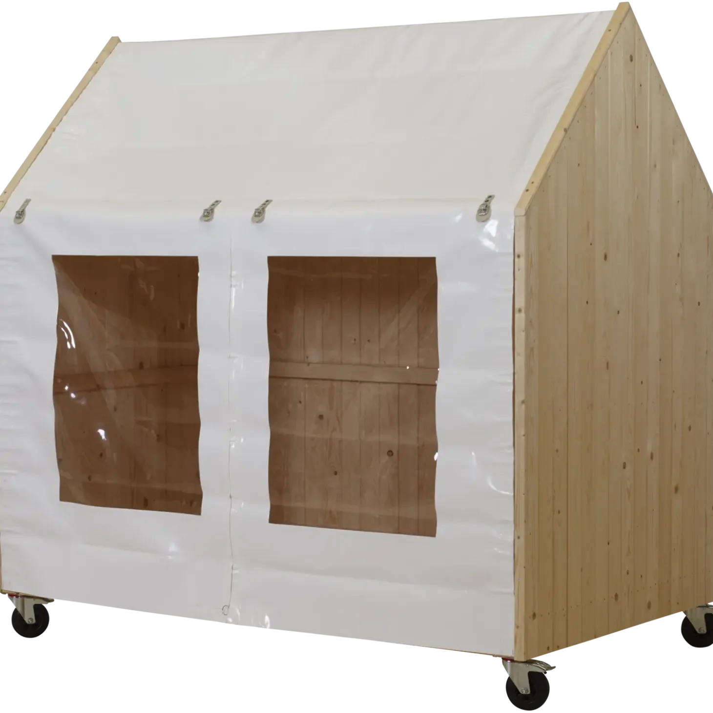 Plus shelter på hjul ubehandlet nåletræ