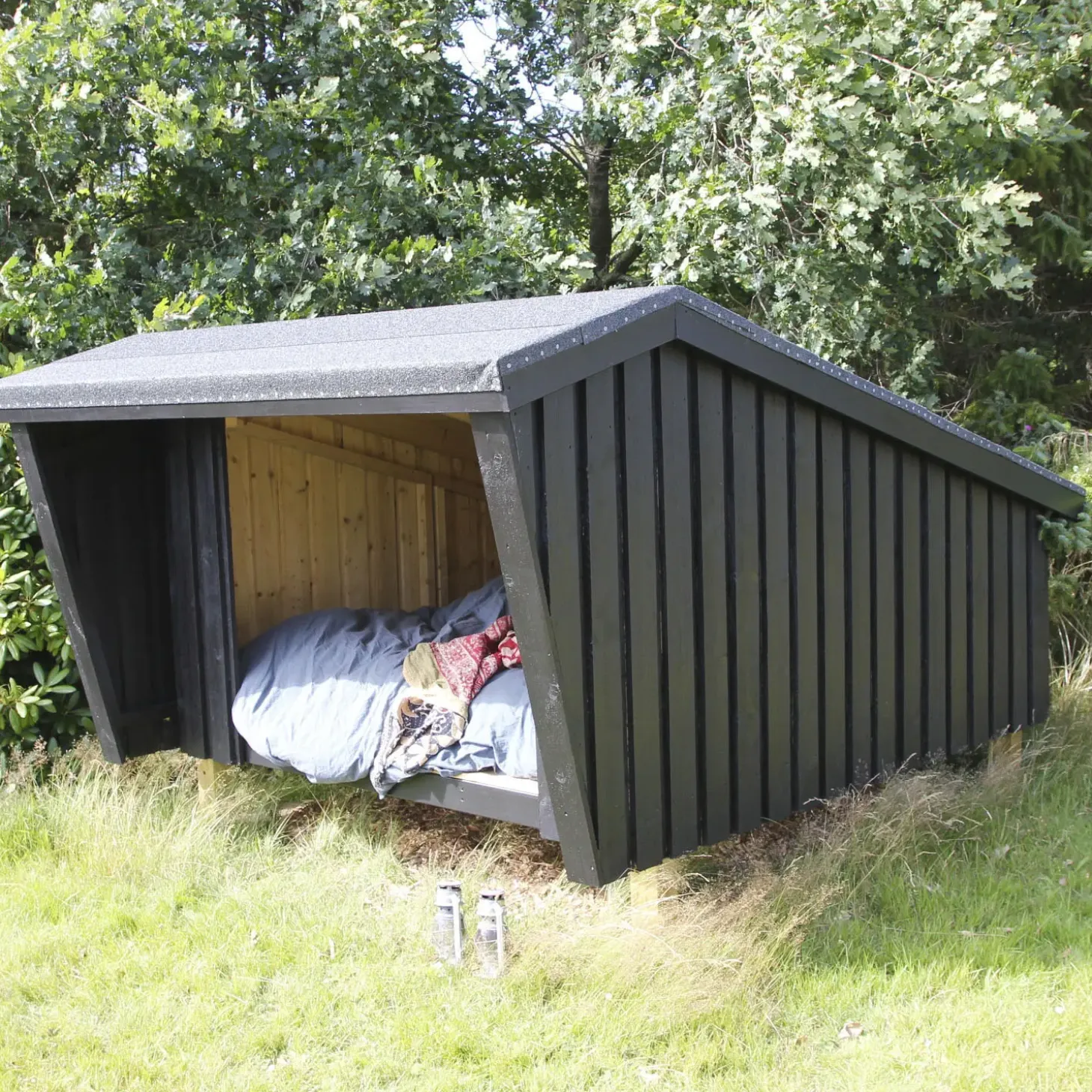 Plus shelter ubehandlet nåletræ inkl. beslag/skruer