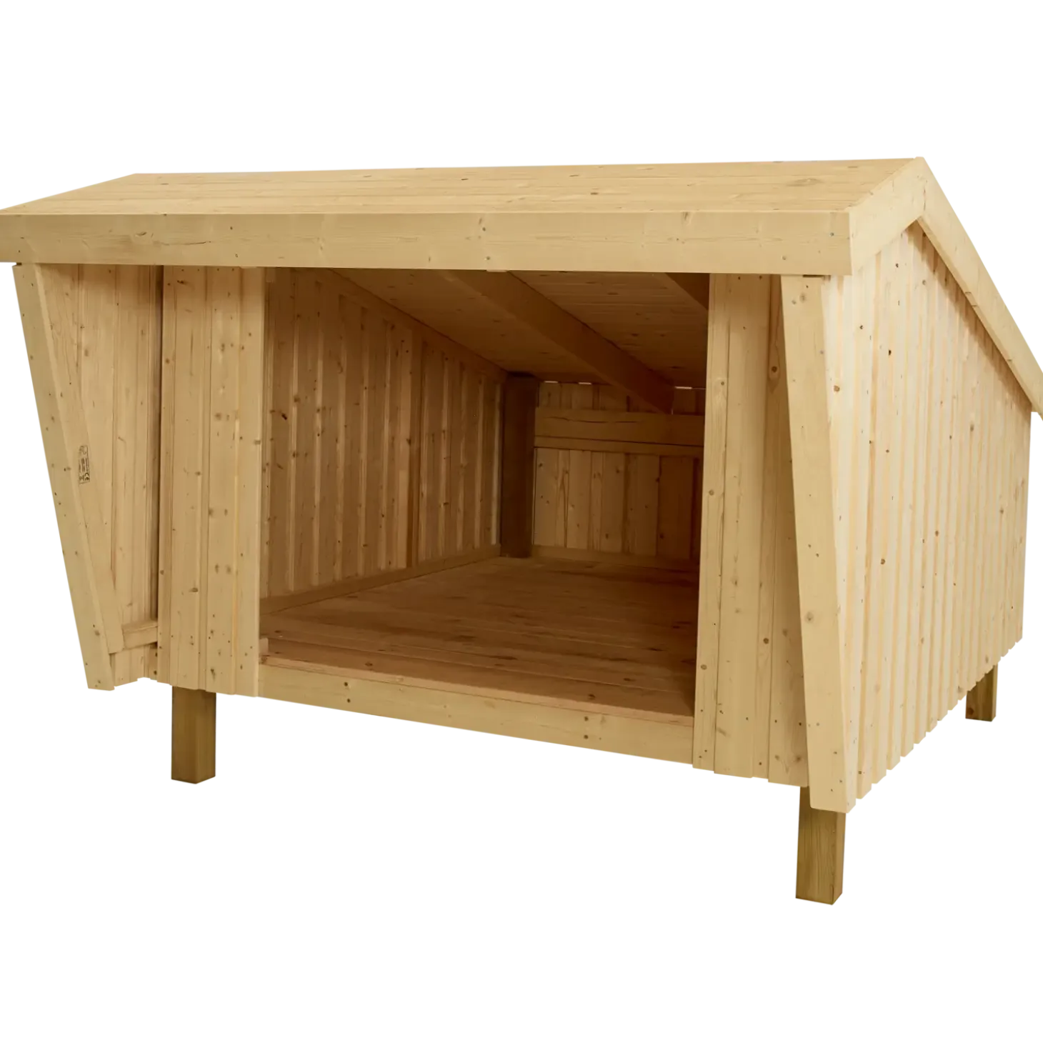 Plus shelter ubehandlet nåletræ inkl. beslag/skruer