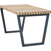 Plus Siesta Bord 138x76,5x72 cm grundmalet drivtømmerfarve