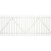 Plus Skagen Lux dobbeltlåge 300x80 cm hvid