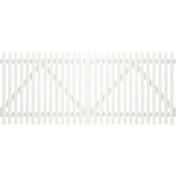 Plus Skagen Lux dobbeltlåge 300x80 cm hvid