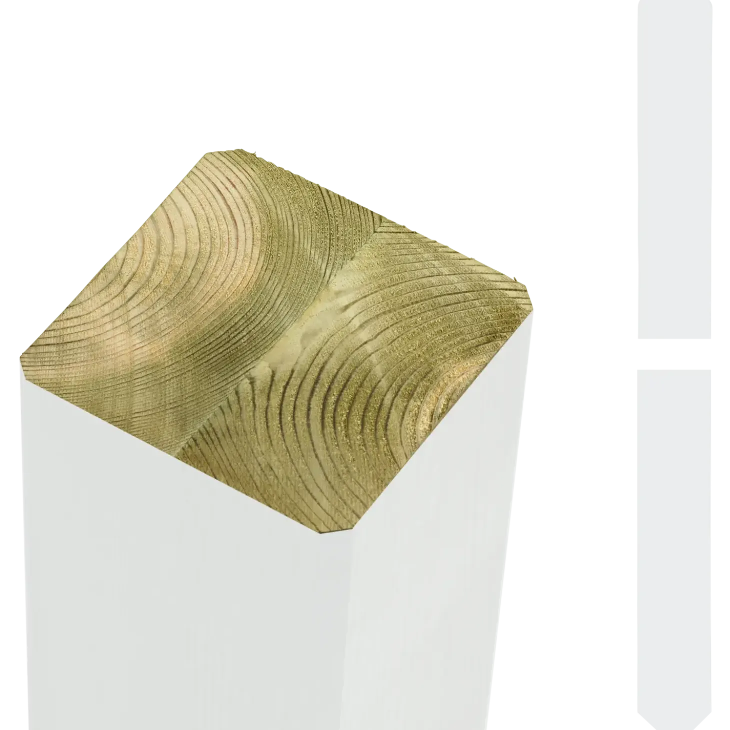 Plus Skagen Lux enkeltlåge 100x120 cm hvid