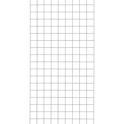 PLUS Stålespalier 90×180 cm m/kant