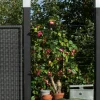 Plus stålespalier m/kant 900x1800 mm sort