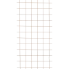 Plus stålespalier u/kant 900x1800mm rustrød