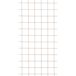 Plus stålespalier u/kant 900x1800mm rustrød