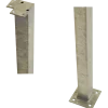 Plus stålstolpe hjørne t/gelænder 45x45 mm længde 103,3 cm varmgalvaniseret