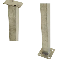 Plus stålstolpe hjørne t/gelænder 45x45 mm længde 103,3 cm varmgalvaniseret