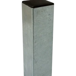Plus stålstolpe t/ nedstøbning 80x80 mm længde 186 cm galvaniseret