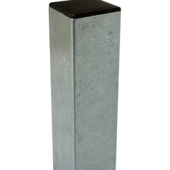 Plus stålstolpe t/ nedstøbning 80x80 mm længde 186 cm galvaniseret