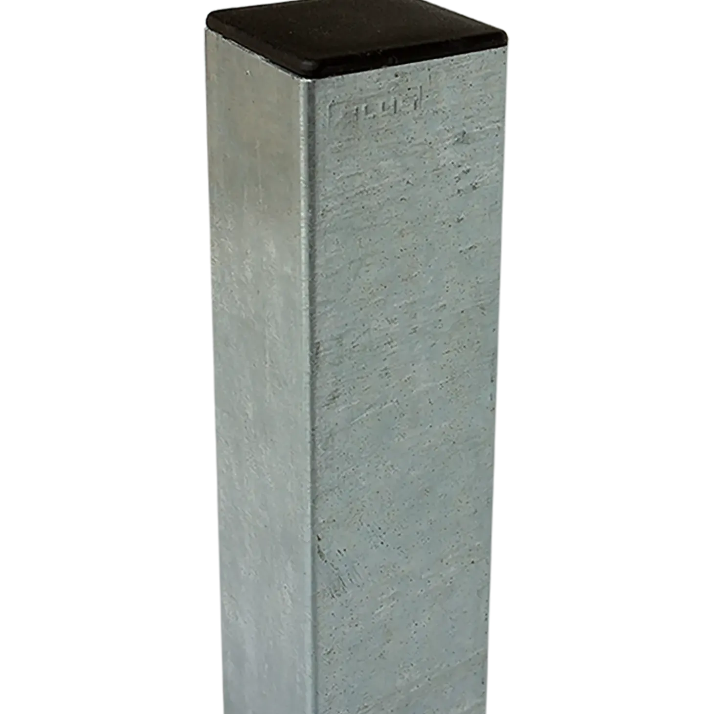 Plus stålstolpe t/ nedstøbning 80x80 mm længde 186 cm galvaniseret