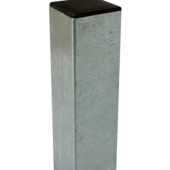 Plus stålstolpe t/ nedstøbning 80x80 mm længde 186 cm galvaniseret