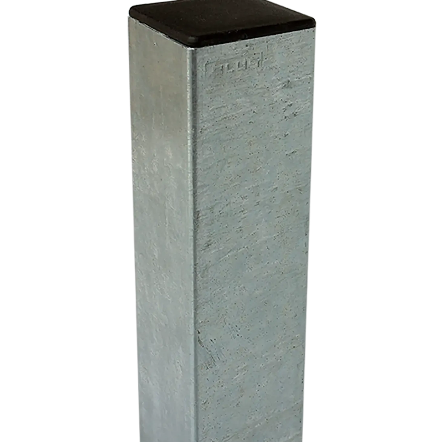 Plus stålstolpe t/ nedstøbning 80x80 mm længde 186 cm galvaniseret
