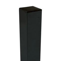 Plus stålstolpe 80x80 mm længde 186 cm gråsort