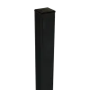 Plus stålstolpe 45x45 mm længde 186 cm gråsort
