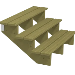 Plus Terrassetrappe 3 trin 54x76 cm 34,2° 120 cm