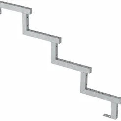 Plus Terrassetrappe 4 trin 71x104 cm 34,2°  180 cm