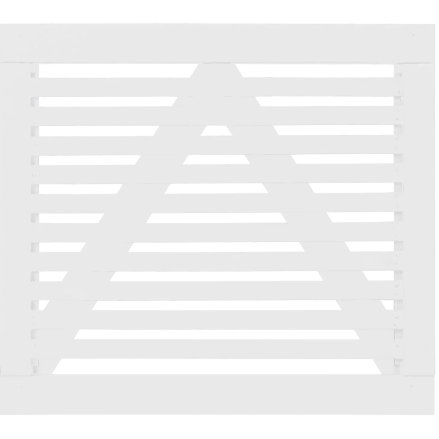 Plus Tokyo enkeltlåge 100x90 cm hvid