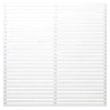 Plus Tokyo hegn 180x90 cm hvid