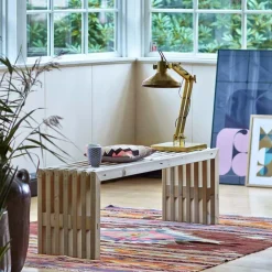 Plus trallebænk rustik, 138x36 cm
