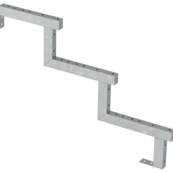 Plus 34,2° Trappevange 3 trin m/beslag  Trindybde 28 cm