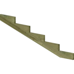 Plus trappevange 5 trin 19° 195x65 cm tryk imp.