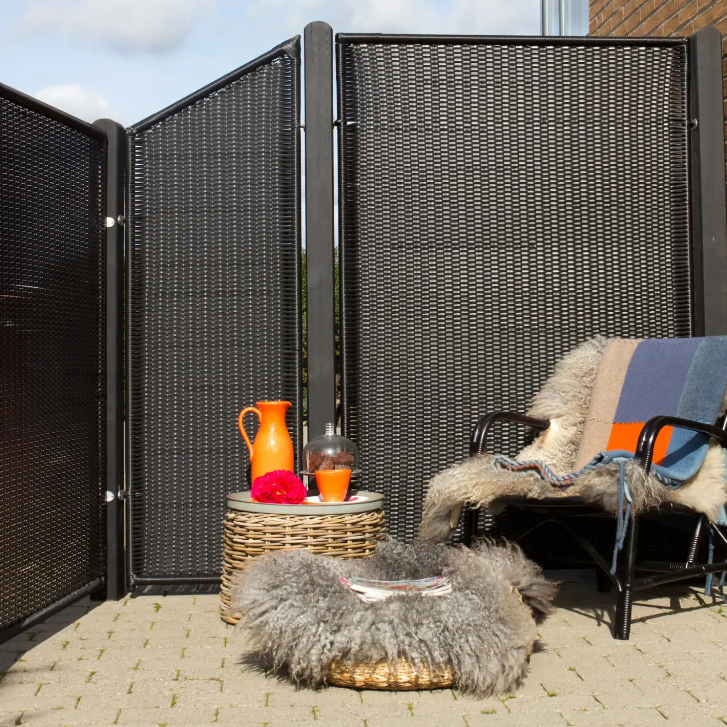 Plus Trend skråelement 55×140/110 cm sort