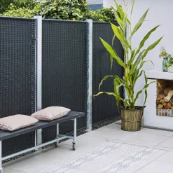 Plus Trend skråelement 55×140/110 cm sort