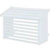 Plus varmepumpeskjuler hvid 116x56x78 cm