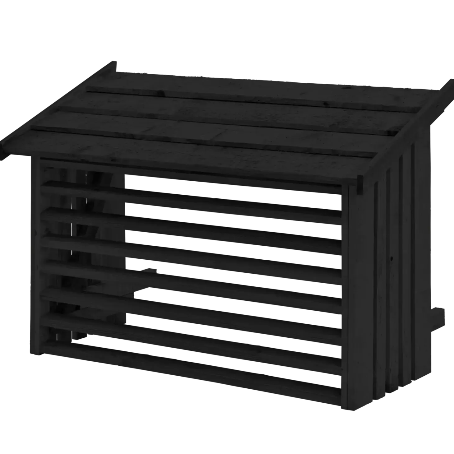 Plus varmepumpeskjuler hvid 116x56x78 cm