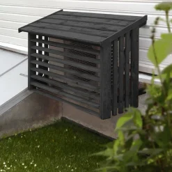 Plus varmepumpeskjuler hvid 116x56x78 cm
