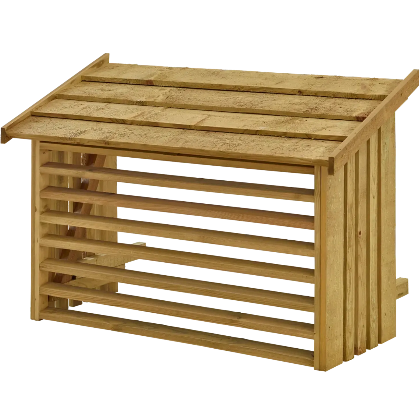 Plus varmepumpeskjuler hvid 116x56x78 cm
