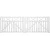 Plus Vinesse dobbeltlåge 300x98 cm hvid
