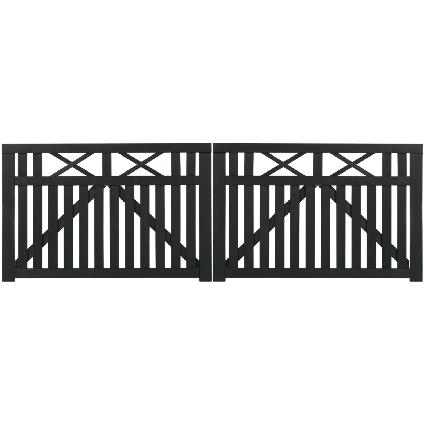 Plus Vinesse dobbeltlåge 300x98 cm sort