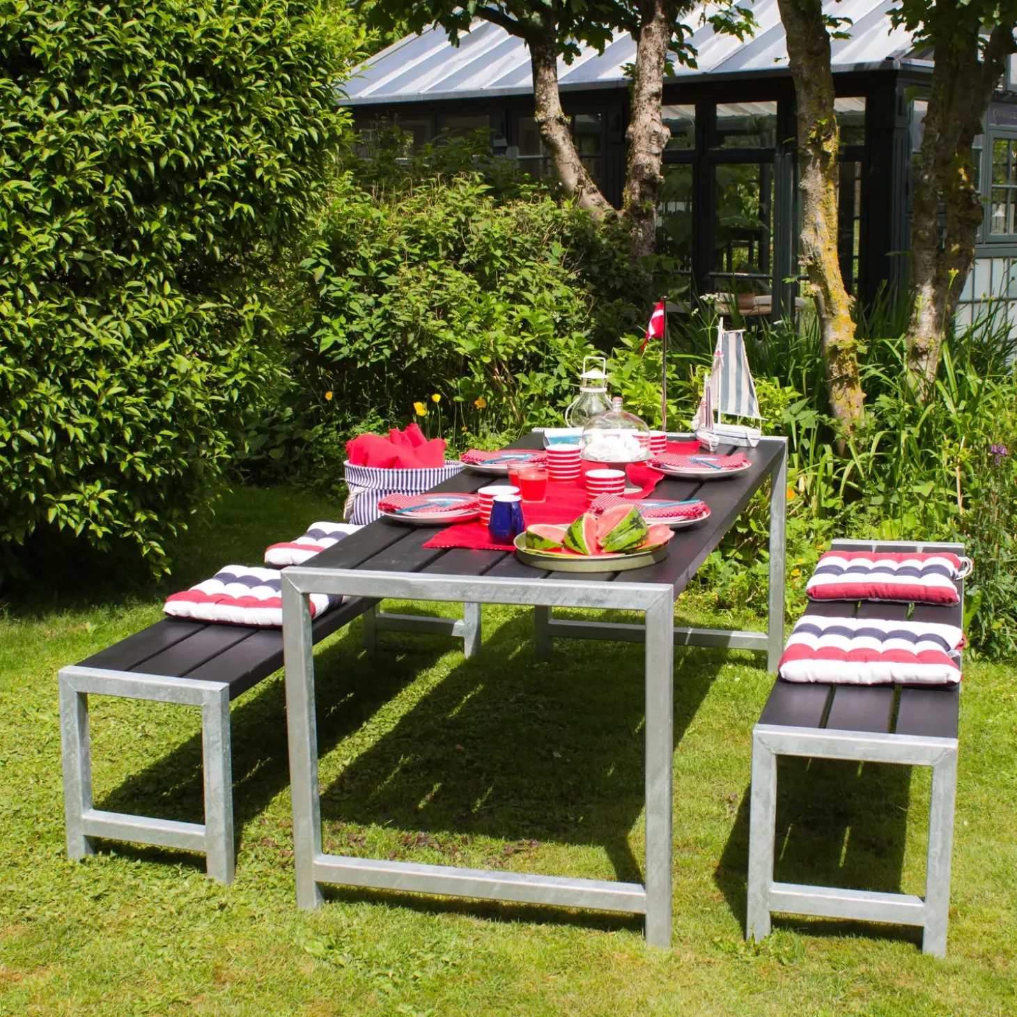 Plus Vinesse dobbeltlåge 300x98 cm sort