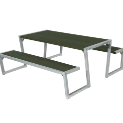 Plus Zigma bord/bænkesæt 176 cm grøn
