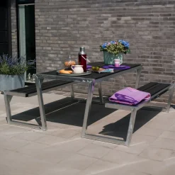 Plus Zigma bord/bænkesæt 176 cm grøn