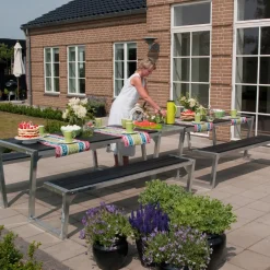Plus Zigma bord/bænkesæt 176 cm grøn