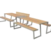 Plus Zigma Bord/Bænkesæt m/1 ryglæn  392 cm  ThermoWood®