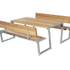 Plus Zigma Bord/Bænkesæt m/2 ryglæn 176 cm ThermoWood®
