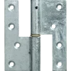 PN dørhængsel højre skarpe hjørner 123x45 mm varmforz.