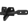 PN glipfald/dørhank til havelåge 120 mm varmforzinket sort