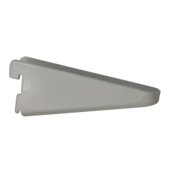 PN hyldeknægt til vægskinne 120 mm hvid