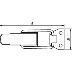 PN kasselukketøj 90 mm. elforzinket