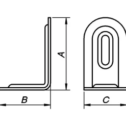 PN riglejern 23 mm hvid